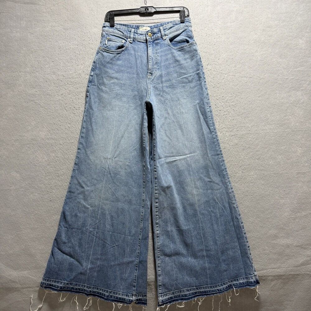 DL1961 Jeans Women’s Size 28 Blue Lucila Ultra Wide Leg Jeans Pockets